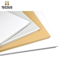 Dalles de Plafond Suspendu en Aluminium Décoratif Métallique 600x600 à Clipser