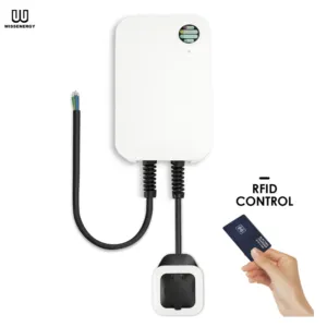 Home Wallbox Trạm Sạc EV Bộ Sạc Xe Hơi Điện 3Pha 22kw AC EV Kèm RFiD