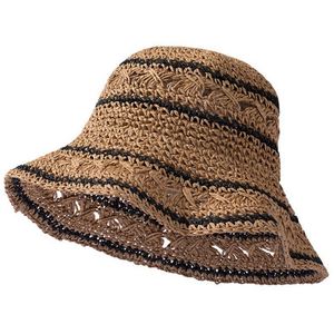 Conjunto de Bolso y Sombrero de Paja Tejida a Mano, con Visera, para Playa, Viajes, Pesca, Esquí, Ciclismo, Casual, Unisex, para Actividades al Aire Libre - Product Image 2