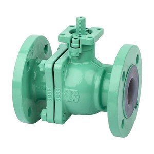 Válvula de Bola Neumática de Acero al Carbono con Revestimiento de Fluoruro OEM/ODM, Sellado de PTFE para Medios Químicos Líquidos, Válvulas con Brida - Product Image 5
