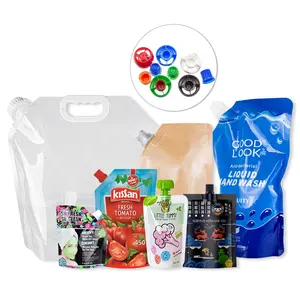 Bolsa reutilizable Para exprimir agua, Bolsas rellenables de alimentos, paquetes líquidos, jugos, gelatina, Bolsas Para Bebidas