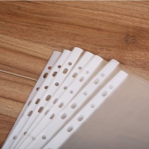 Chất Lượng Hàng Đầu 100 Pcs Tấm Bảo Vệ A4 Trong Suốt 11 Lỗ Dày Văn Phòng Giấy Lưu Trữ Bìa Lá Lỏng Tập Tin Bảo Vệ Túi Tay Áo - Product Image 3