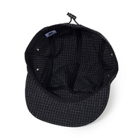Gorra de Béisbol Deportiva de 5 Paneles, a Cuadros, Transpirable e Impermeable, Unisex, para Todas las Estaciones, para Montar al Aire Libre, con Visera Plana, 100% Poliéster