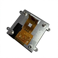 Untuk AUO A036FTN01.0 A036FTN01.1 Modul LCD TFT 3.6 Inci 480*480 Layar LCD Persegi dengan Bingkai Logam untuk Instrumen Sepeda Motor