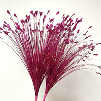 LO-542 Herbe scintillante réaliste de 70 cm, 180-200 têtes de fleurs, herbe artificielle pour décoration de scène de fête