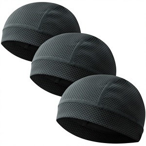 Breathable Mesh Sports Skull <b>Cap</b> 100% Polyester Unisex Athletic Headwear OEM Manufacturer - Product Image 3