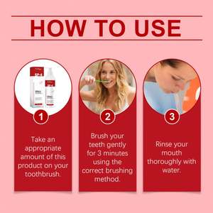 Pasta Dental Blanqueadora Herbal SP-4 con Bicarbonato de Sodio y Menta, 100g, para Uso Doméstico, Protege las Encías, Elimina el Mal Olor Bucal y las Manchas Amarillas - Product Image 6