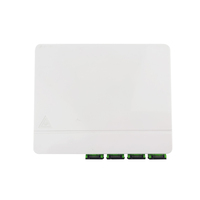 FTTX FTTH Fiber Optique 1 2 4 Ports Noyaux de Baisse Câble Intérieur ABS de Distribution Terminal Mini ODF Mur Outlet Socket avec SC LC