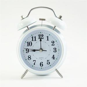 Mini Cartoon Dial Número Round Clock Desk Alarme Crianças Sala Quarto Metal Alarm Clock Home Decorative Colorful Clock