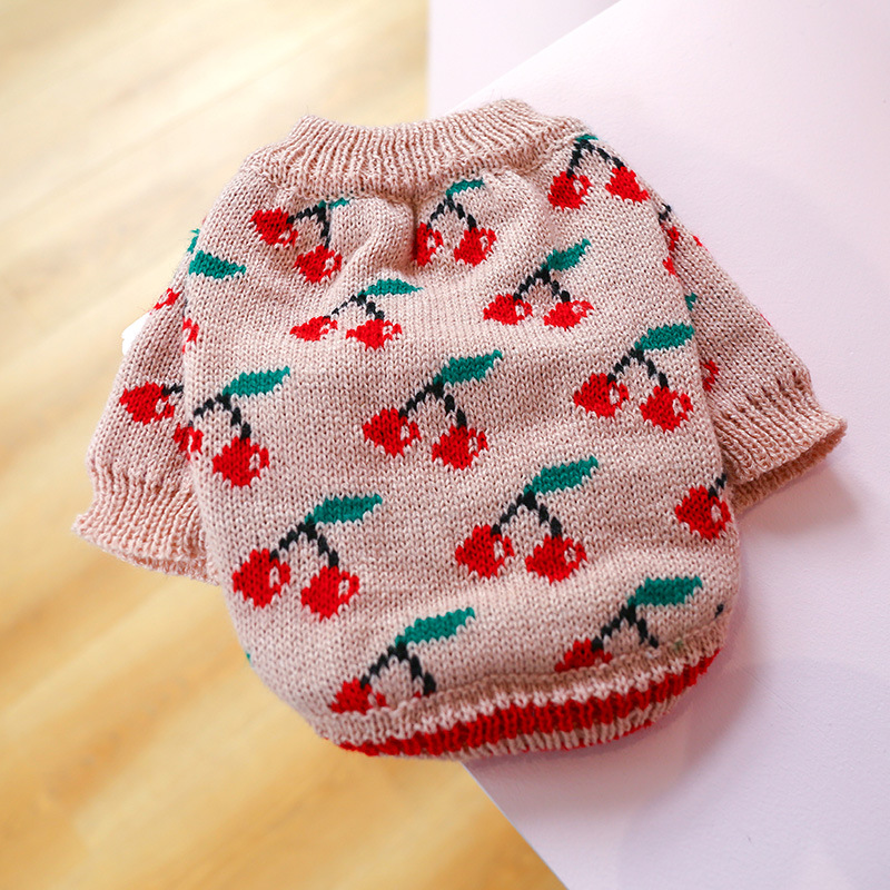 Pull cerise-poudre