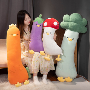 Coussins en forme de champignons endormis, jouets en peluche, décorations pour canapé et lit, mignons oreillers-poupées, vente en gros - Product Image 5