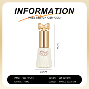 Miss Gooey Nouvelle <span class=keywords><strong>Tendance</strong></span> 221 Couleurs Gel à Ongles UV Haute Pigmentation Sans Hema TPO Fabrication OEM/ODM Ensemble de Gel à Ongles Étiquette Privée Personnalisée - Product Image 4