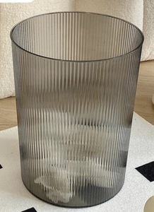 Sọc Nhựa Trong Suốt Pet Thùng Rác Có Thể Cho Hộ Gia Đình Lưu Trữ Đơn Giản Văn Phòng Hoặc Phòng Ngủ Giỏ Giấy Đứng Chất Thải <span class=keywords><strong>Bin</strong></span> - Product Image 6