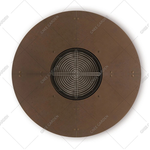 Tables en métal en acier corten de haute qualité pour l'extérieur Table de foyer robuste pour barbecue et chauffage - Product Image 2