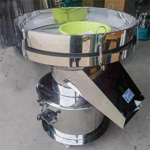 Portable Single Deck 450mm Vibrating <b>Filter</b> Sieve Machine for Brown Sugar Powder Food Processing Application Motor Core - Product Image 4
