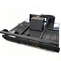Nouvelle attache débroussailleuse ZM robuste pour chargeuse compacte, idéale pour le débroussaillage des pâturages en terrain accidenté – Garantie six mois