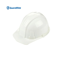 Casque de sécurité de renforcement supérieur de marque Guardrite avec logo imprimé jaune rouge orange bleu pour la construction