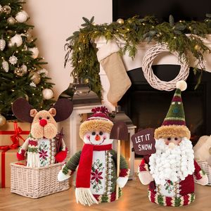 Adorable Muñeco Navideño de Santa Claus, Muñeco de Nieve y Reno con Piernas Largas, Adorno Navideño para Decoración del Hogar, Adorno de Mesa - Product Image 4