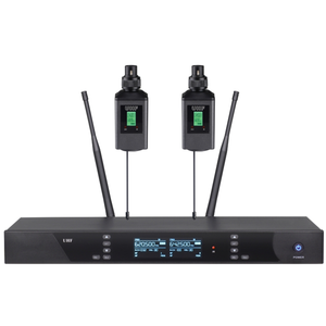 Un micrófono inalámbrico profesional Lei <span class=keywords><strong>de</strong></span> <span class=keywords><strong>segunda</strong></span> <span class=keywords><strong>mano</strong></span> para auditorio KTV Conferencia puesta en escena FM micrófono antisilbido - Product Image 1