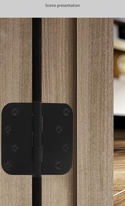 Matte đen 3.5 inch bán kính nội thất phẳng sắt Bifold cửa bản lề tiêu chuẩn dân cư thép cho phòng ngủ - Product Image 5