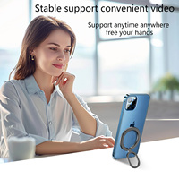Support de bague de téléphone magnétique pour iPhone pour 16 Pro Max Mini Accessoires magnétiques Support de poignée d'anneau de doigt magnétique