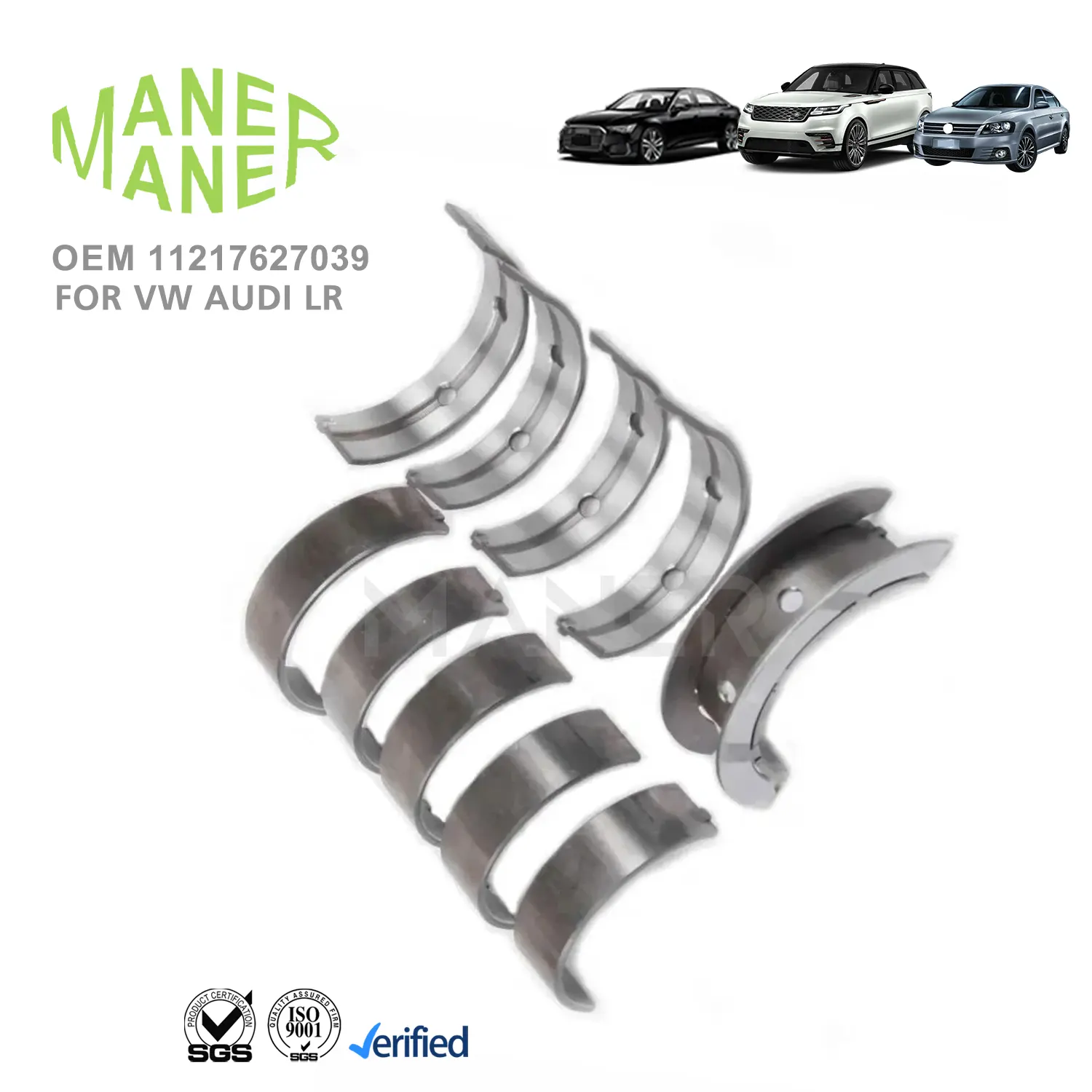 MANER自動車部品11217627039 BMW M54 N20 N55 N54用クランクシャフトベアリング中国工場価格修理店オリジナル人気