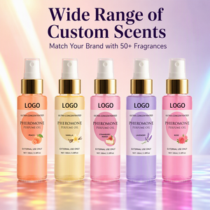 Huiles de parfum aux phéromones, parfum fraise et barbe à papa, huile essentielle aux phéromones ultra concentrée, fraîcheur naturelle, subtile, longue durée - Product Image 5