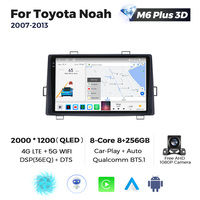 MEKEDE M6 3D Android système de navigation vidéo de voiture 360 caméra panoramique pour Toyota Noah 2007-2013 avec ventilateur de refroidissement