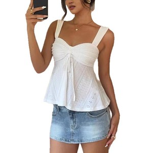Nuevo Estilo Verano 2026, Top Halter Sexy y Versátil para <span class=keywords><strong>Chicas</strong></span>, Chaleco Corto para Mujer, Ideal para Ir de Compras y a la Playa - Product Image 6