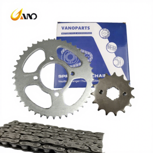 WANOU GN125 428 136L 42T 15T 오토바이 스프로킷 체인 키트 변속기 세트 - Product Image 1