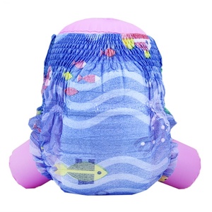 ผ้าอ้อมว่ายน้ำสำหรับเด็กแบบใช้ซ้ำได้, ผ้าอ้อมว่ายน้ำสำหรับเด็กทารกแบบใช้แล้วทิ้ง ผลิตจากผ้าไม่ถักทอ พิมพ์ลาย นุ่ม ระบายอากาศได้ดี - Product Image 4