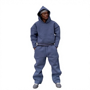 Conjunto de Sudadera con Capucha y Pantalones Deportivos Premium de Alto Gramaje con Lavado Ácido, Diseño Personalizado, Unisex, Oversize - Product Image 6
