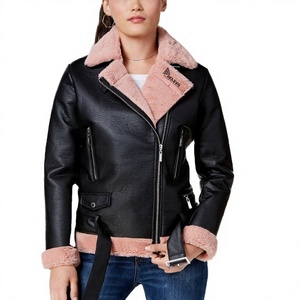 New Latest Fashionable Sexy <b>Men's</b> Pure Black <b>Leather</b> Quilted Winter <b>Jacket</b> Stand Front Logo Zipper Plain Dyed High Street Style - Product Image 4