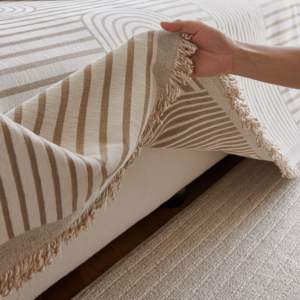 Funda Nórdica de Chenilla, Jacquard Tejido a Color, Geométrico, de Doble Cara, para Sofá, Cojín, Alfombra de Sofá de una Pieza - Product Image 6