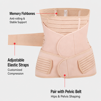 Ceinture de soutien post-partum de haute qualité pour récupération après césarienne, corset abdominal post-partum, ceinture post-partum