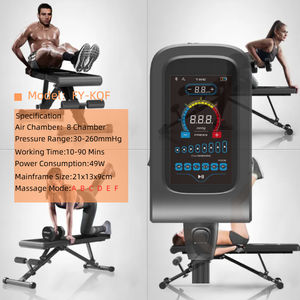 Masajeador de compresión de piernas de aire, prensa de linfedema, máquina de presoterapia, botas de recuperación - Product Image 2