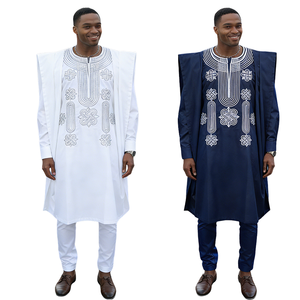 Commerce extérieur transfrontalier <span class=keywords><strong>Europe</strong></span> États-Unis Vêtements pour couples Grande taille Hommes Nouveau Coton Jacquard Gaufré Longue Été - Product Image 1