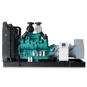 Generator Daya Diesel 1.5Mw 1500kw, Pembangkit Listrik dengan KTA50-G15 Mesin Cumins CCEC 1500kw