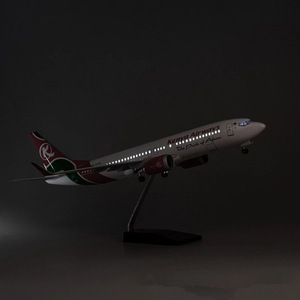 Modèle réduit d'<span class=keywords><strong>avion</strong></span> Boeing 737 de 47 cm de haute qualité <span class=keywords><strong>Kenya</strong></span> Airways avec éclairage LED, décoration de bureau en métal moulé sous pression, grand <span class=keywords><strong>avion</strong></span> - Product Image 3