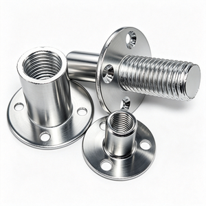 Écrou en T M12 M20 en acier au carbone galvanisé à trois trous, quincaillerie pour meubles, accepte OEM ODM personnalisé - Product Image 1