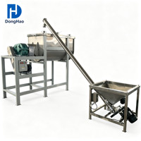 Mélangeur à ruban Dong Hao 2000L 3000L en acier inoxydable horizontal pour le mélange de poudre détergente