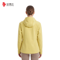 Veste coupe-vent en nylon imperméable personnalisée avec capuche, fermeture éclair de haute qualité, design tendance