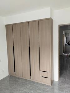Meuble d'entrée d'hôtel moderne de luxe avec miroir de <span class=keywords><strong>dressing</strong></span> intégré, banc à chaussures et armoire modulaire personnalisée pour hall de séjour - Product Image 2