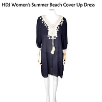 HDJ Robe de plage d'été pour femme, tunique décontractée, maillot de bain, sarong W21054-32