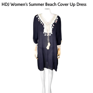 HDJ Vestido playero de verano para mujer, traje de baño informal, túnica, traje de baño, pareo W21054-32 - Product Image 3