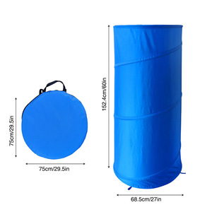 Tenda Doccia Portatile Pieghevole Personalizzabile per Una Persona, in Tessuto Oxford Spesso, per WC Mobile, Bagno e Spogliatoio - Product Image 3
