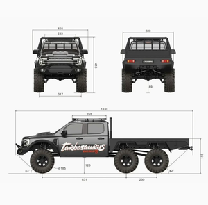 Camioneta Todoterreno RC a Escala 1/5 CROSSRC EMO XX2 XXL2, Control Remoto, Rock Crawler, Gran Auto Monstruo Dinosaurio, RTR - Product Image 6