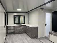 Casa Contenedor Prefabricada Expandible de 20 pies x 30 pies, 2 Dormitorios, 1 Baño, Vivienda al Aire Libre