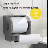 Distributeur Automatique de Serviettes en Papier OEM, ABS, Sans Contact, Distributeur de Serviettes en Papier de Luxe Commercial pour Centre Commercial, Hôtel, Toilettes