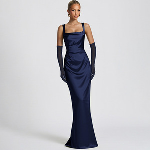 <span class=keywords><strong>Robe</strong></span> <span class=keywords><strong>longue</strong></span> moulante décontractée pour femme à fines bretelles, élégante et sexy, nouvelle collection <span class=keywords><strong>été</strong></span> 2026 - Product Image 1